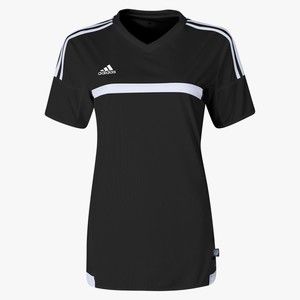 Adidas Women's MLS 15 Jersey T-Shirt Black/White Size Small